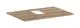 Hansgrohe-HG-Xelu-Q-Konsole-780-550-mit-Ausschnitt-mittig-fuer-Aufsatzwaschtisch-mit-Hahnloch-Eiche-Natur-54120230 gallery number 1